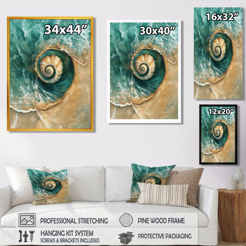Décoration murale Ayvan - animaux, Brun, Impression encadrée flottante, H 32 po x l 16 po