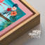 Adolescents lumineux, fleurs tropicales, flamant rose-100707676-100707677