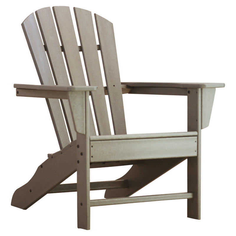 POLYWOOD Palm Coast Adirondack, Slate Gray