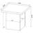 Mango Square 3-Piece Coffee Table Set