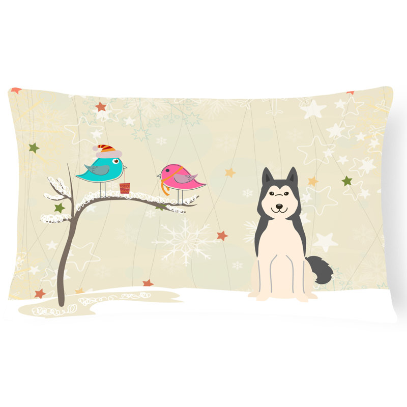 Coussin lombaire ivoire intérieur/extérieur neutre de noël