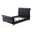 Exquisite Queen Panel Bed With Deep Button Tufts And Diamond-Stitched Pattern, Featuring Curve Headboard And Footboard For A Luxurious Bedroom Experience.-1944176884