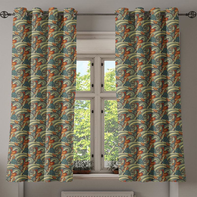 Sateen Blackout Curtains / Drapes Pair, 50" W x 63" L