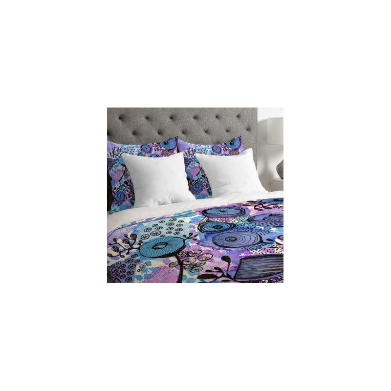 Julia Da Rocha Modern & Contemporary Floral Duvet Cover