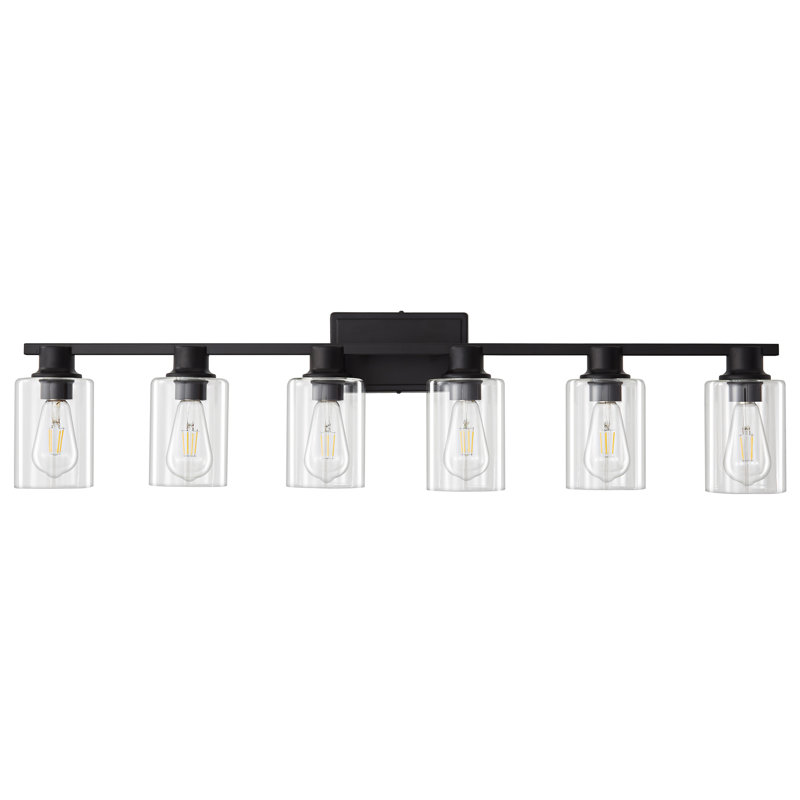 Navila 6 - Light Dimmable Vanity Light Mirror Headlights, Matte Black