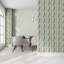 Flora Collection Shimmery Linen Effect Plain Texture Wallpaper Roll-2032361022