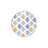 Ice And Yellow Diamond Patterned Woven Base Washable Carpet-2111951742