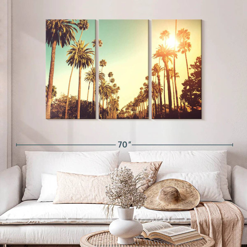 Kavia Sunny Palm Avenue, H 32 po x l 50 po