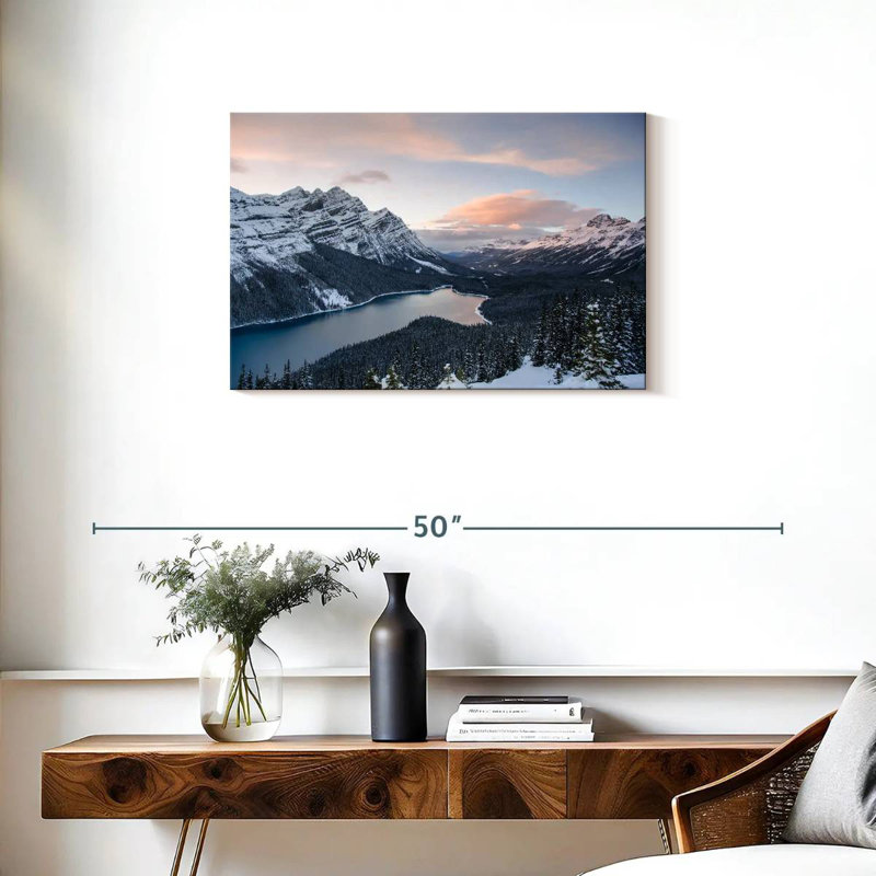 Kerrick, Banff sous la neige, H 20 po x l 30 po