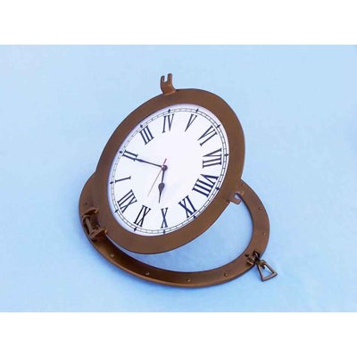 Edison Metal Wall Clock