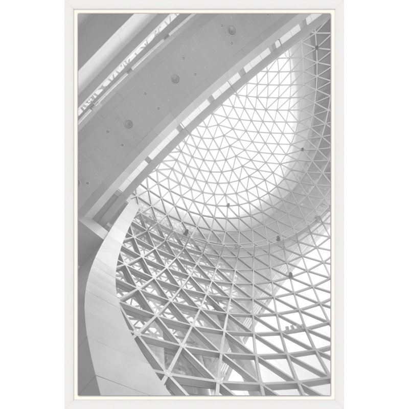 Architectural Moment 1' Framed Photographic Print on Glass