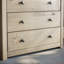 Somers Solid Wood 80cm W 5 - Drawer Chest of Drawers
