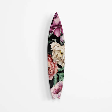 Haute Couture Surfboard - Decorative Surfboard Wall Art Print on Acrylic