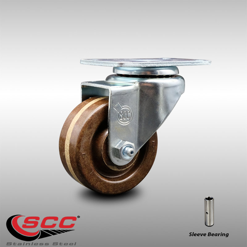 High Temp Phenolic Swivel Caster