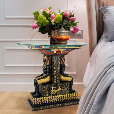 Table de bout égyptienne Pharaon