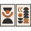 Art moderne bohème de style abstrait Mid-Century-98109718-98109717