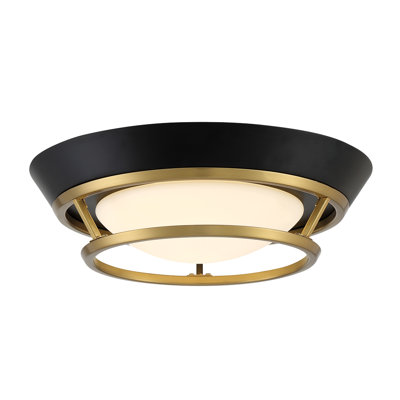 Dilyara Glass LED Flush Mount