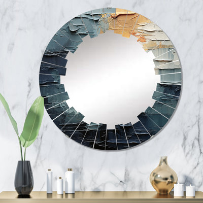 Fringilla - Miroir mural rond Pluto