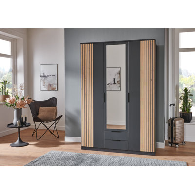 Nameer 3 Door Manufactured Wood Wardrobe
