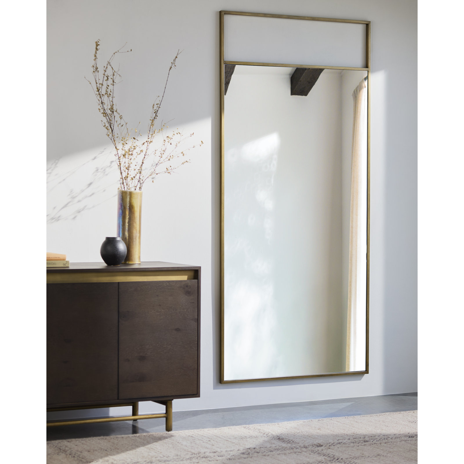 Overstreet 35" Full-Length Mirror, Gold