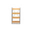 116.5cm H x 60cm W Steel Etagere Bookcase