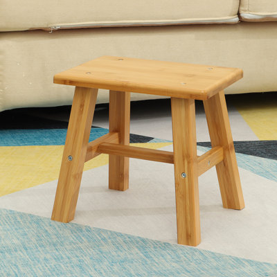 Boren Solid Wood Accent Stool