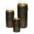 Set of 3 Decorative Floral Cut-Out Pillar Candle Lanterns 12.5"-128954700