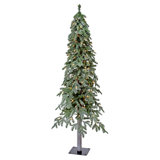 Lighted Artificial Alpine Trees Christmas Tree