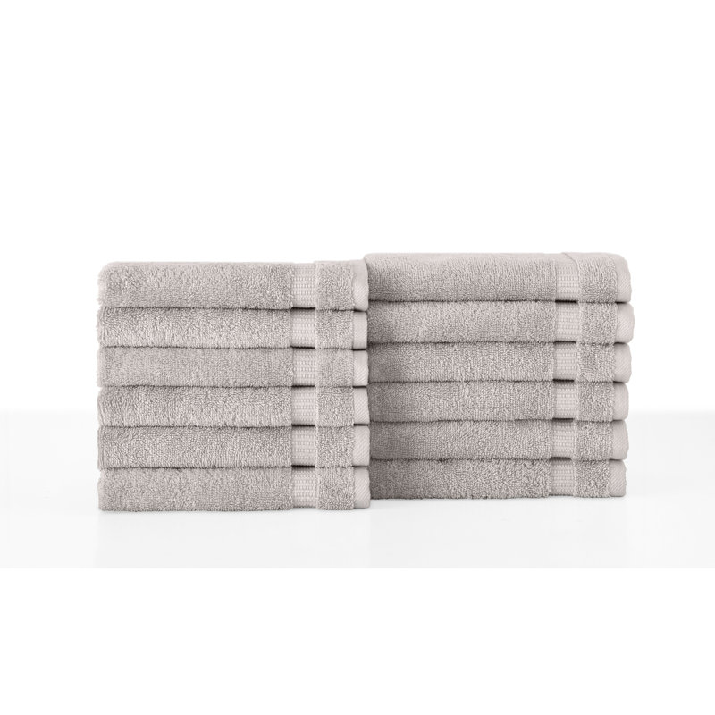 Antalya 100% Cotton Plush Washcloth, Rockridge