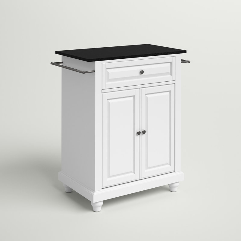 Hedon 31 " W Kitchen Cart, White