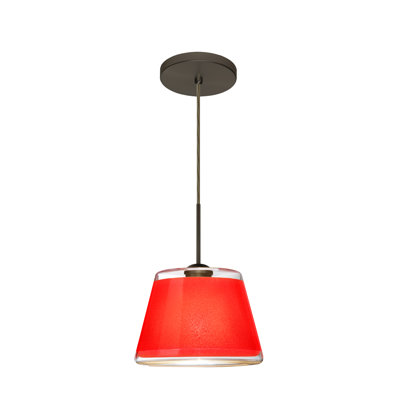 Luminaire suspendu conique à 1 lumière Delaune