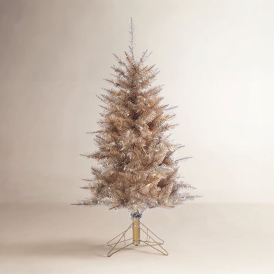 Levion Gold 7.5' Pre-Lit Pine Tree