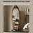 74.8"Medieval-style portable wall-mounted clothes mirror