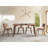 5Pcs Walnut Finish Dining Room Set