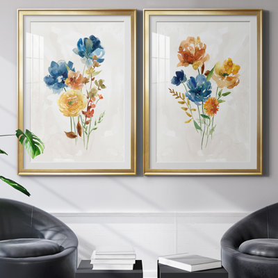 Summer Sprig I - ensemble de 2 reproductions d'art