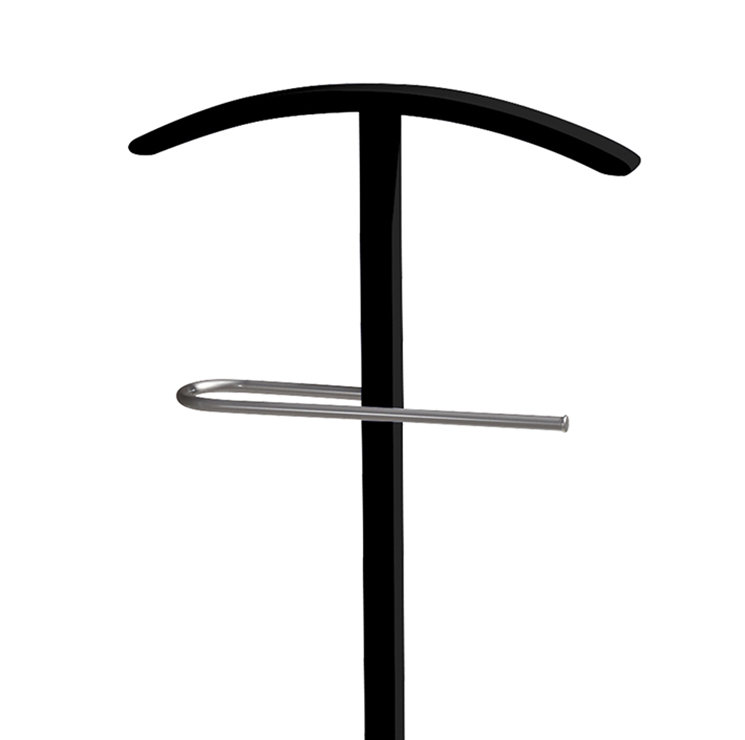 Ahrens Freestanding Valet Stand, Black