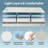 Driffield Tri-Fold Mattress – Murphy Bed Alternative, Medium Firm Memory Foam, Washable Cover, 2 Handles-1460603005