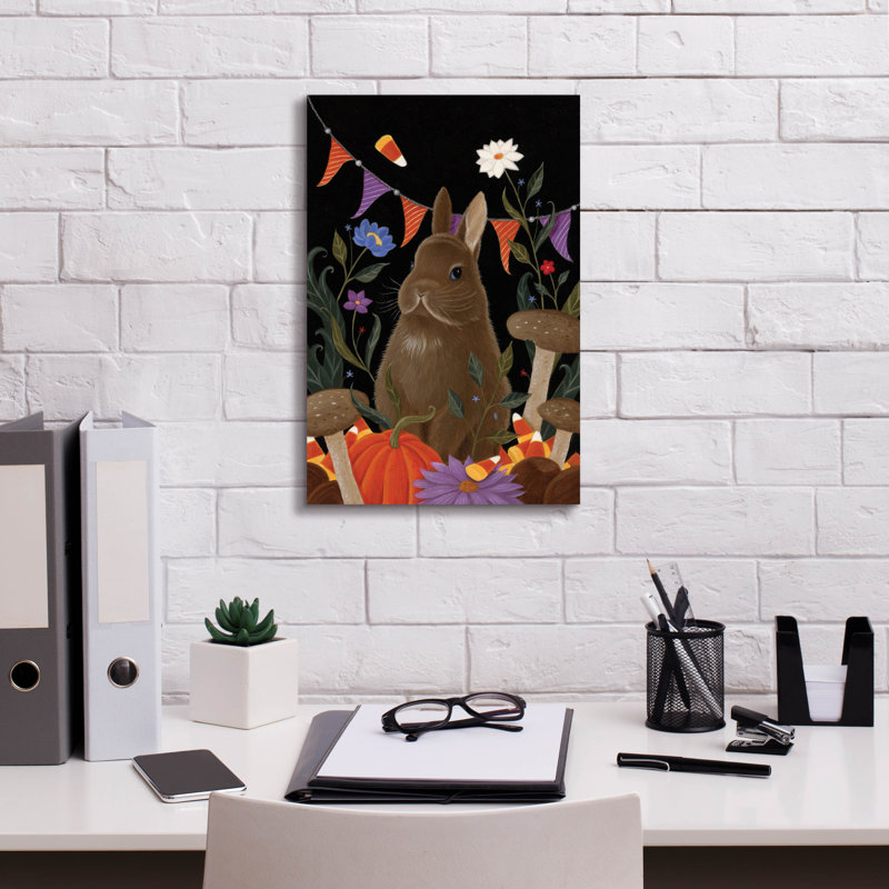 «Some Treats For Olive» par Gina Matarazzo, art mural sur toile, H 18 po x l 12 po x P 0,75 po