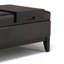 Banc de rangement avec repose-pieds de 42 po de large avec plateau-133256900-133256902