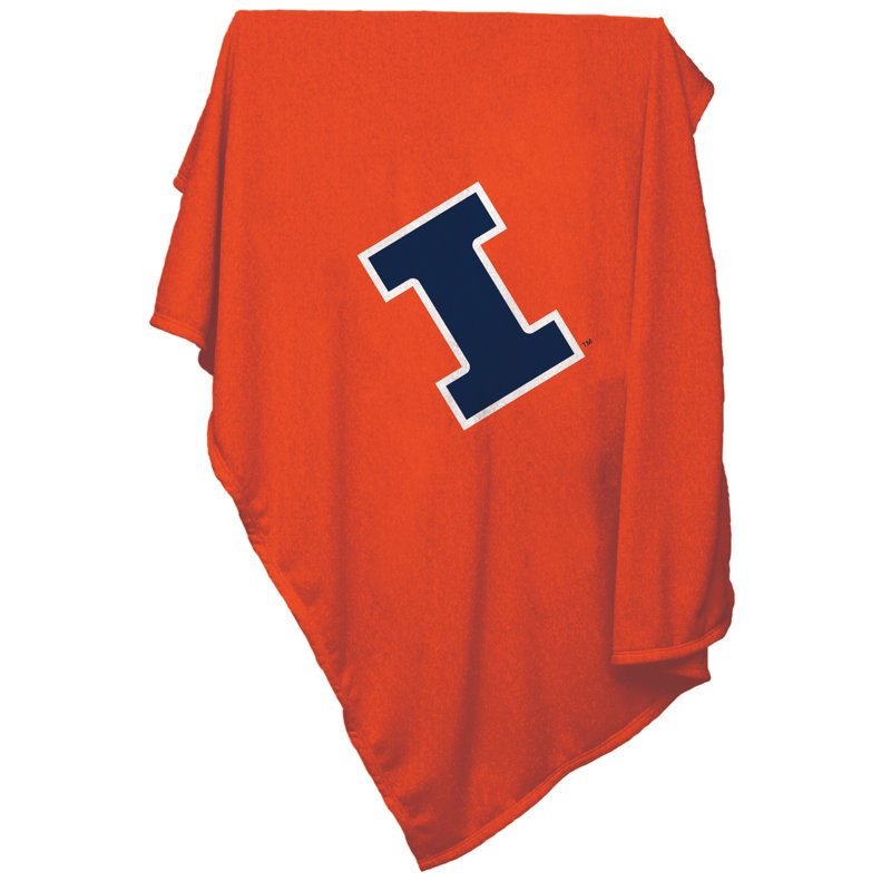 Collegiate Orange Sweatshirt Blanket