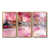 Toile avec cadre flottant or