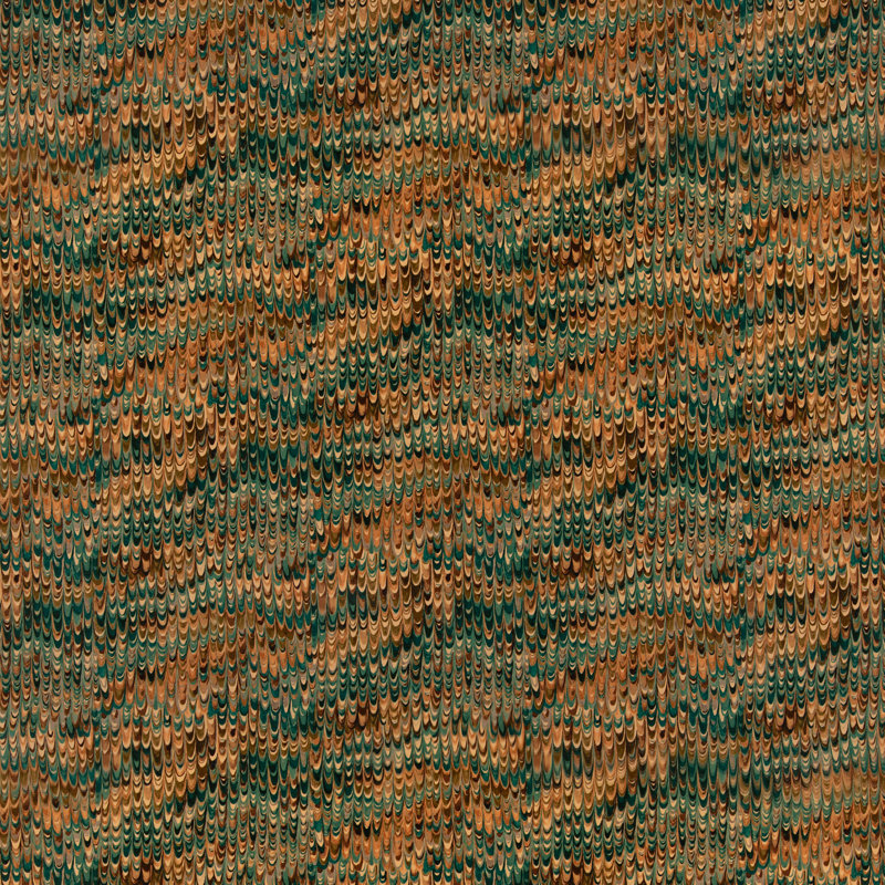 End Paper Velvet, Teal