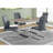 Rectangular Modern Taupe Table 60": For Kitchen & Dining 60" Table: Seats Up To 4 With Style