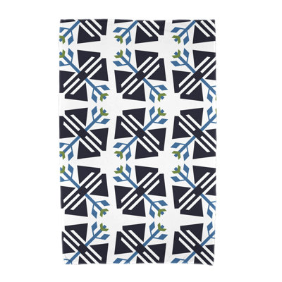 Serviette de plage en microfibre Alfreda Ditsy
