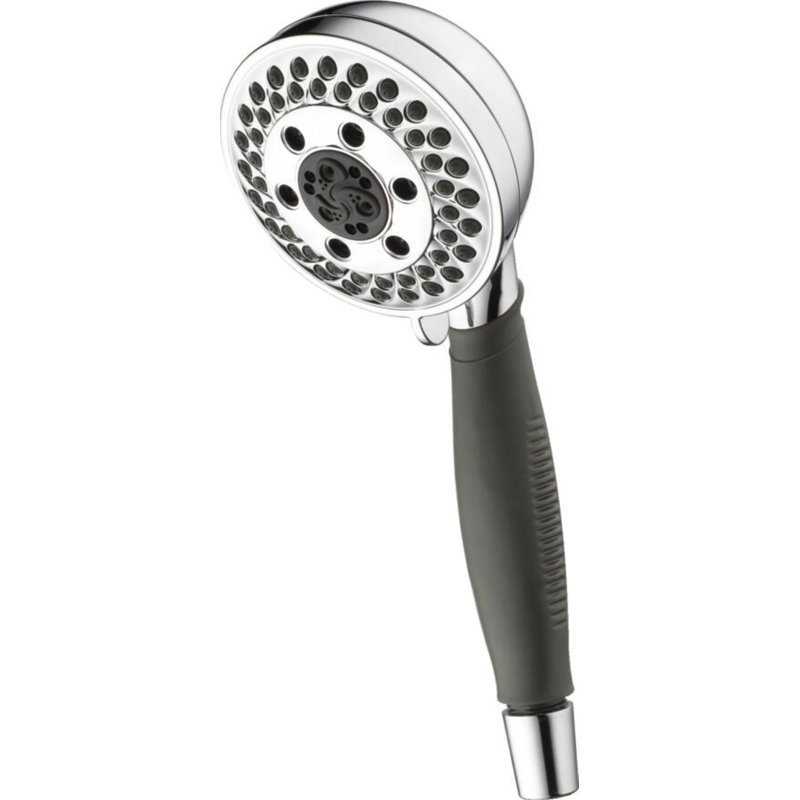 Universal Showering Components Shower Head with H2okinetic Technology, Chrome