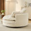 Méridienne surdimensionnée pivotante à 360 ° avec coussin double et coussins-871857459