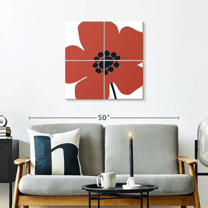Harnek Pop Art Floral IV rétro