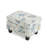 Upholstered Ottoman, Beige & Blue-920509668