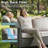 Arlene All-Weather Outdoor Patio Wicker Sofa With Thick Cushion-421152098