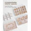 Organisateur de boucles d'oreilles, boîte à bijoux avec couvercle transparent - Beige, 8 compartiments-1267933190-1267933693